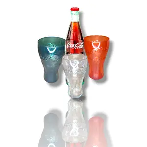 Christmas CocaCola Collection 3 Glass - Festive Drinkware for the Holidays Aesthetic Cup