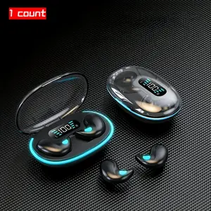 In-ear Design Wireless Earphone, True Wireless Earbuds, Noise Cancelling Headphone with Charging Case, Bluetooth-compatible Sleeping Earbuds for Running, Exercising, Gaming