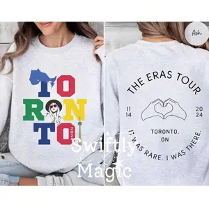 Personalized Toronto Night 1 T-shirt, Custom 11/14 Eras Tour Date Comfort Color Tee, Taylor Fan Gift, Concert Shirt