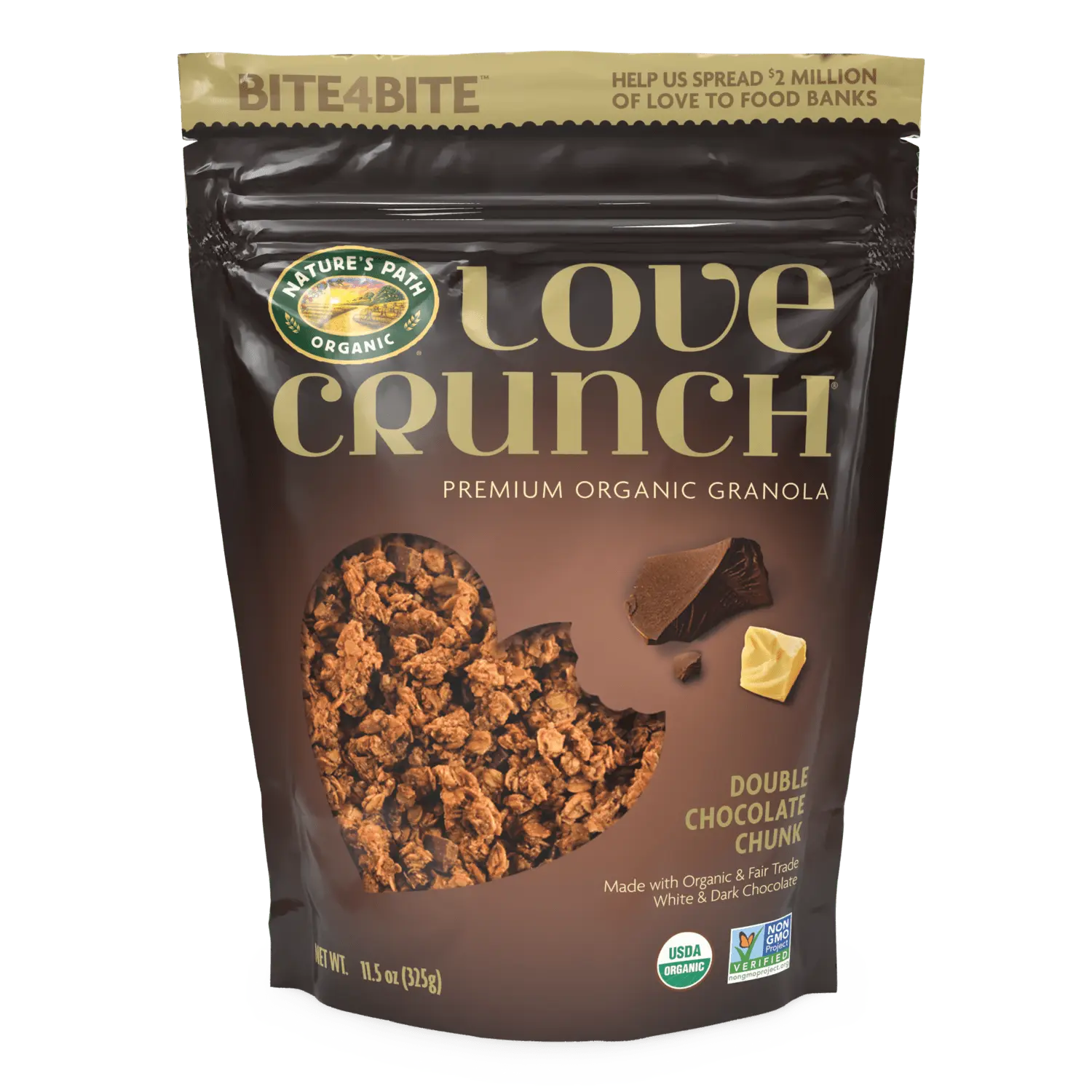 Love Crunch Organic Double Chocolate Chunk Granola Love Crunch Organic Double Chocolate Chunk Granola