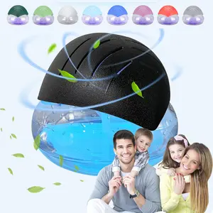 1PCS Portable Air Purifer, Multifunctional Air Cleaner,Leaf Shaped Electrical Water Air Refresher,With LED Light Air Revitalizer Air Purifier Air Humidifier for Home, Office, Bedroom,Small Sphere Air Purifier for Smokeand Pets,holiday gift