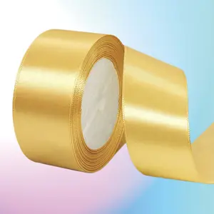 4cm/1.57 Inch Satin Ribbon Roll, 25 Yards for Christmas Gift Wrapping, Bow Making, Flower Arrangements, Party Decorations