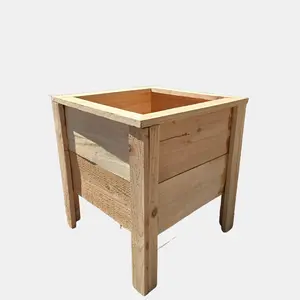 Small square Cedar Planter Box