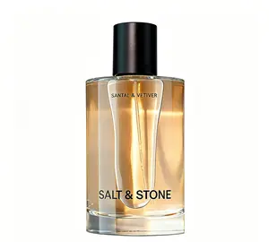 Salt & Stone Santal & Vetiver Hair & Body Mist 3.4 fl oz 100ml, Skincare Infused Unisex Fragrance Spray, Hydrating Scent with Glycerin & Red Algae, Vegan Cruelty-Free Fresh Woody Long Lasting Daily Scent for Men & Women