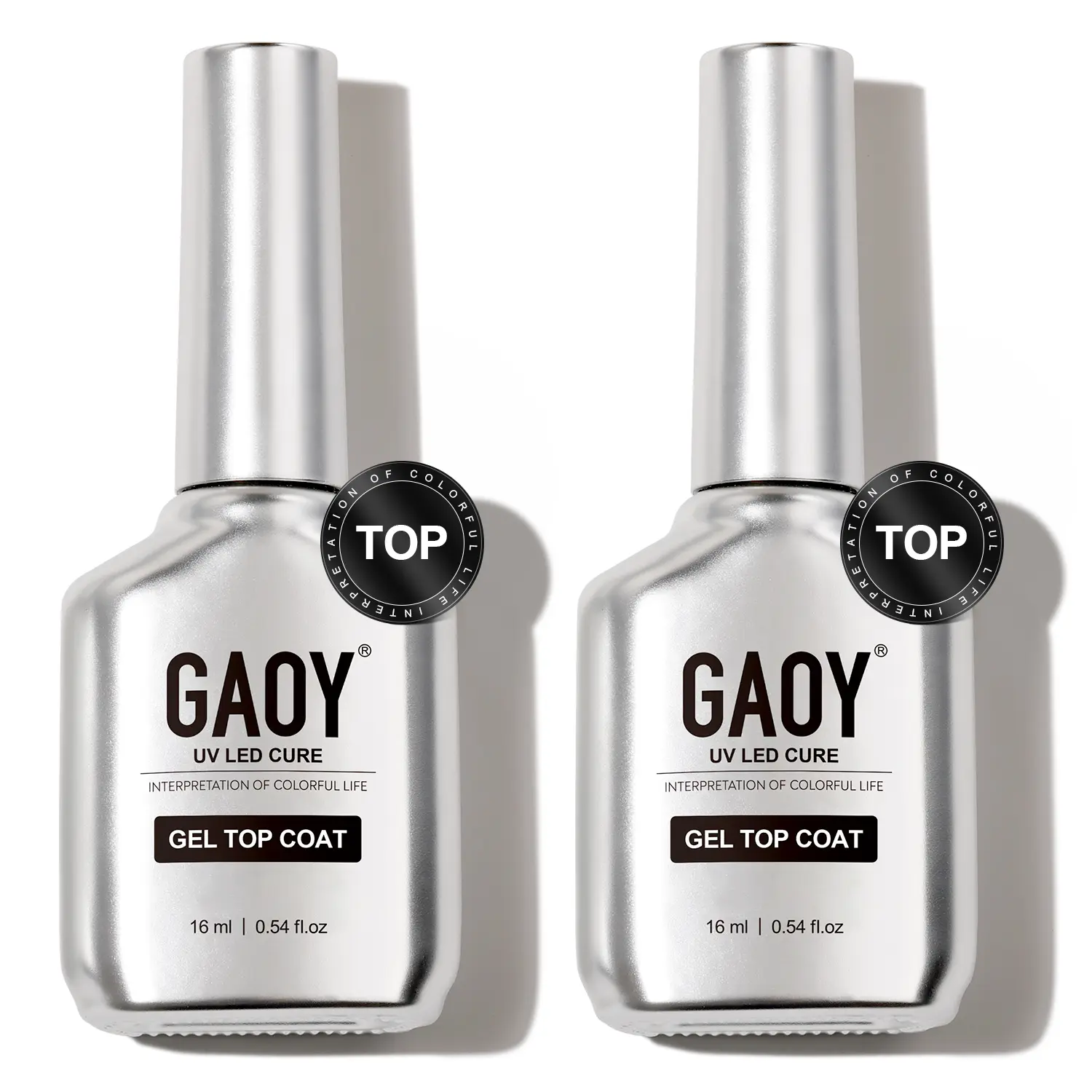 2 Pcs Gel Top Coat