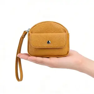 Mini Coin Purse for Women – Small Keychain Wallet Holds Lipstick, Keys & Cards, Portable Tiny Pouch for Coins, Cute Handheld Clutch