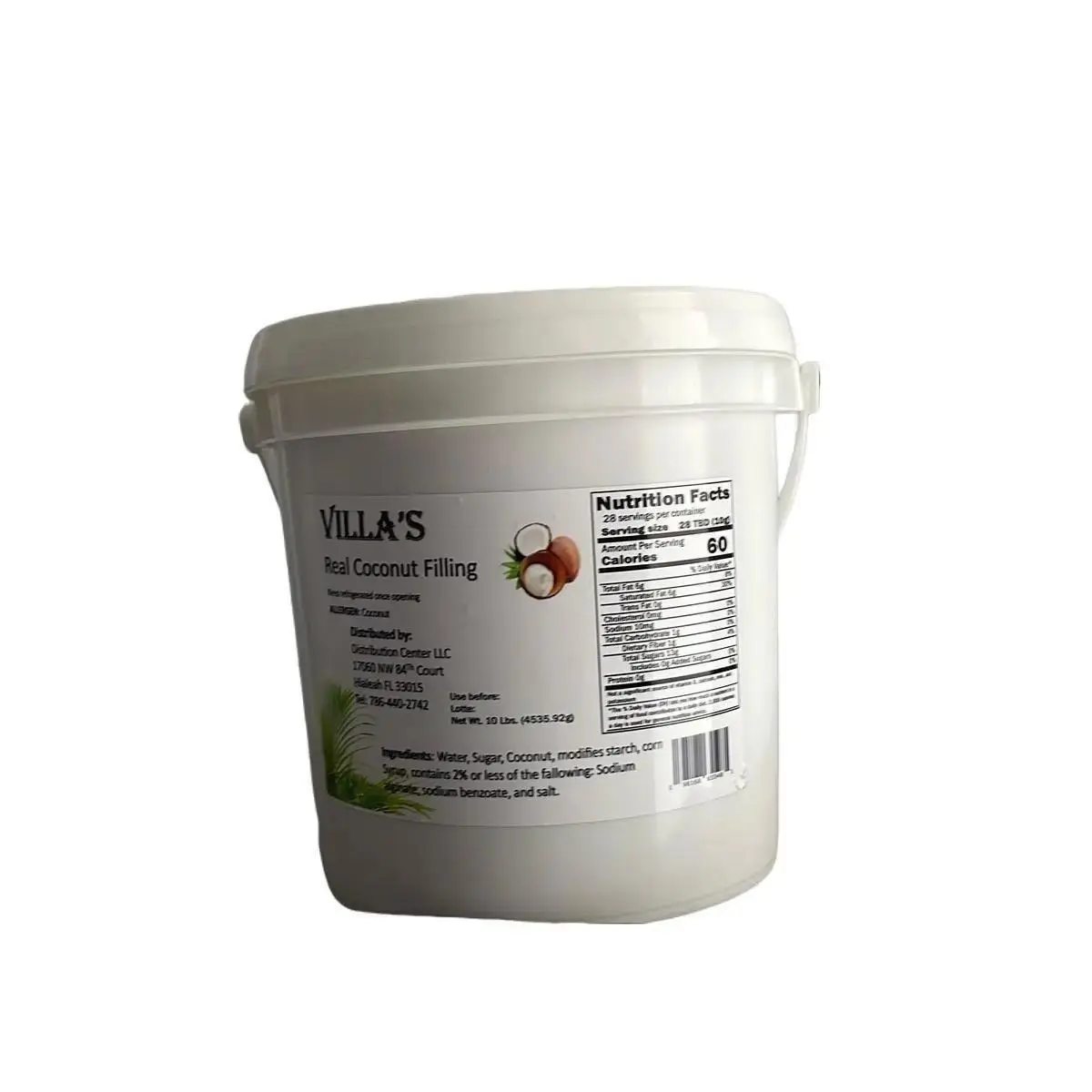 Villa’s Real Coconut Filling Flavor Sweet Villa’s Real Coconut Filling Flavor Sweet