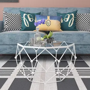 Tempered Octagon Glass table top - 1/4" Thick - Double Bevel Polish Edge, America Glass by Glass Beveling Service