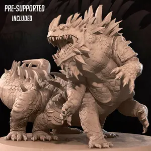 Basilisk Miniature- Iconic Monsters Pt 3- Bite the Bullet -D&D 5e -Dungeons and Dragons -Pathfinder -Fantasy RPG Tabletop Games