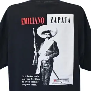 Emiliano Zapata Mexican Revolution Spoof T-Shirt Xxl Tshirt