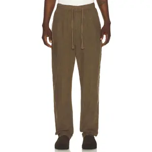 Faherty Linen Drawstring Pants in Dark Palm