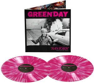 Green Day - Saviors (édition de luxe) [Hot Pink with White Splatter 2LP]  [VINYL RECORD - LP] Explicit, Pink, White, Colored Vinyl, Deluxe Ed