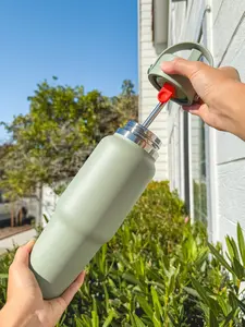 koala straw for hydroflask travel bottle