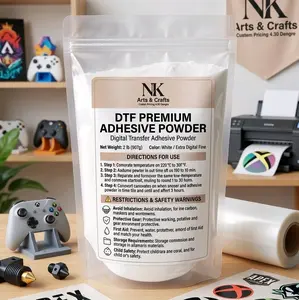1.3lb /22 oz White DTF Powder, Digital Hot Melt Adhesive DTF Powde