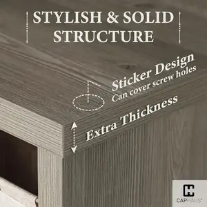 13-Inch Cube Storage Organizer Shelf, With Extra Thi Exterior Edge, Room Open Storage Shelf Divider, Bookcase, 6-Cube / 8-Cube