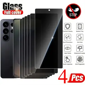 Samsung Galaxy S26 S25 S24 S23 Ultra Plus Privacy Protection Film Set, Custom Fit Design, Durable & Secure Protective Screen Guard