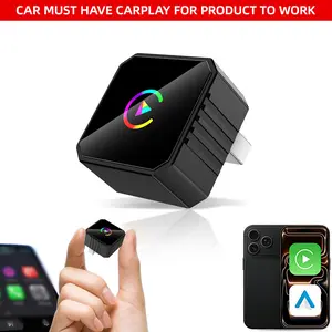 【YURNLV】Wireless CarPlay Adapter — Compatible with Apple iPhone and Android Devices，2026 Latest Upgraded Version, Exquisite and Compact, Fast Connection, Stronger Stability,Converts Factory Wired CarPlay to Wireless CarPlay