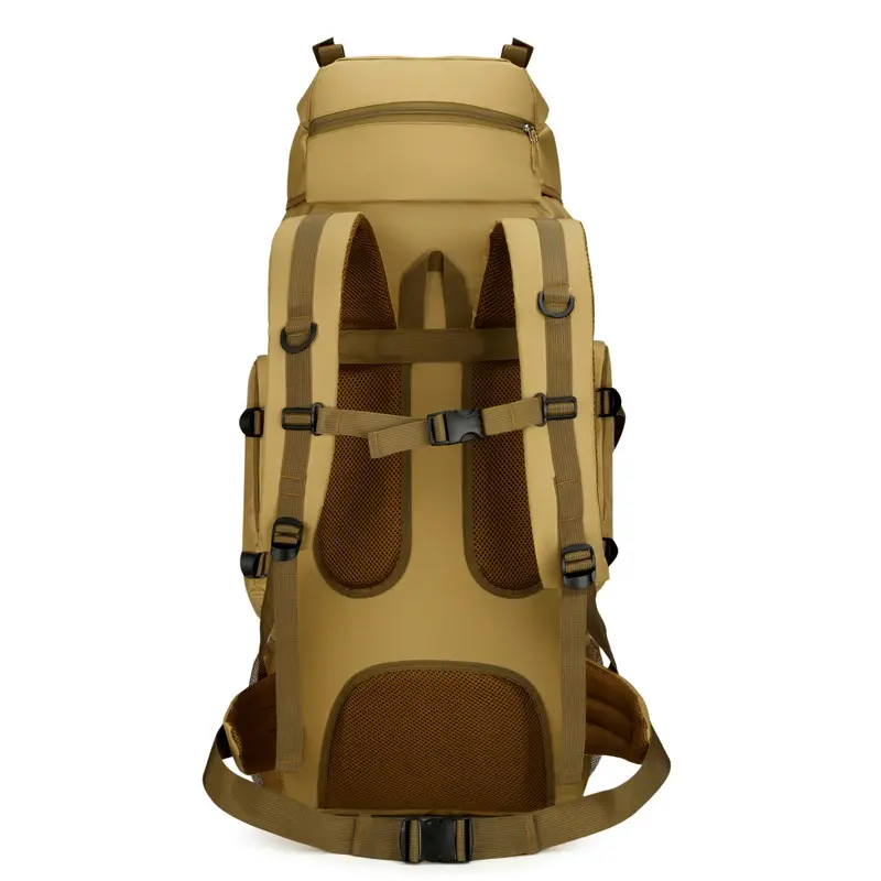 Outdoor hiking backpack for men, 100L large capacity, lightweight double - shoulder backpack for women, hiking travel bag, waterproof for traveling