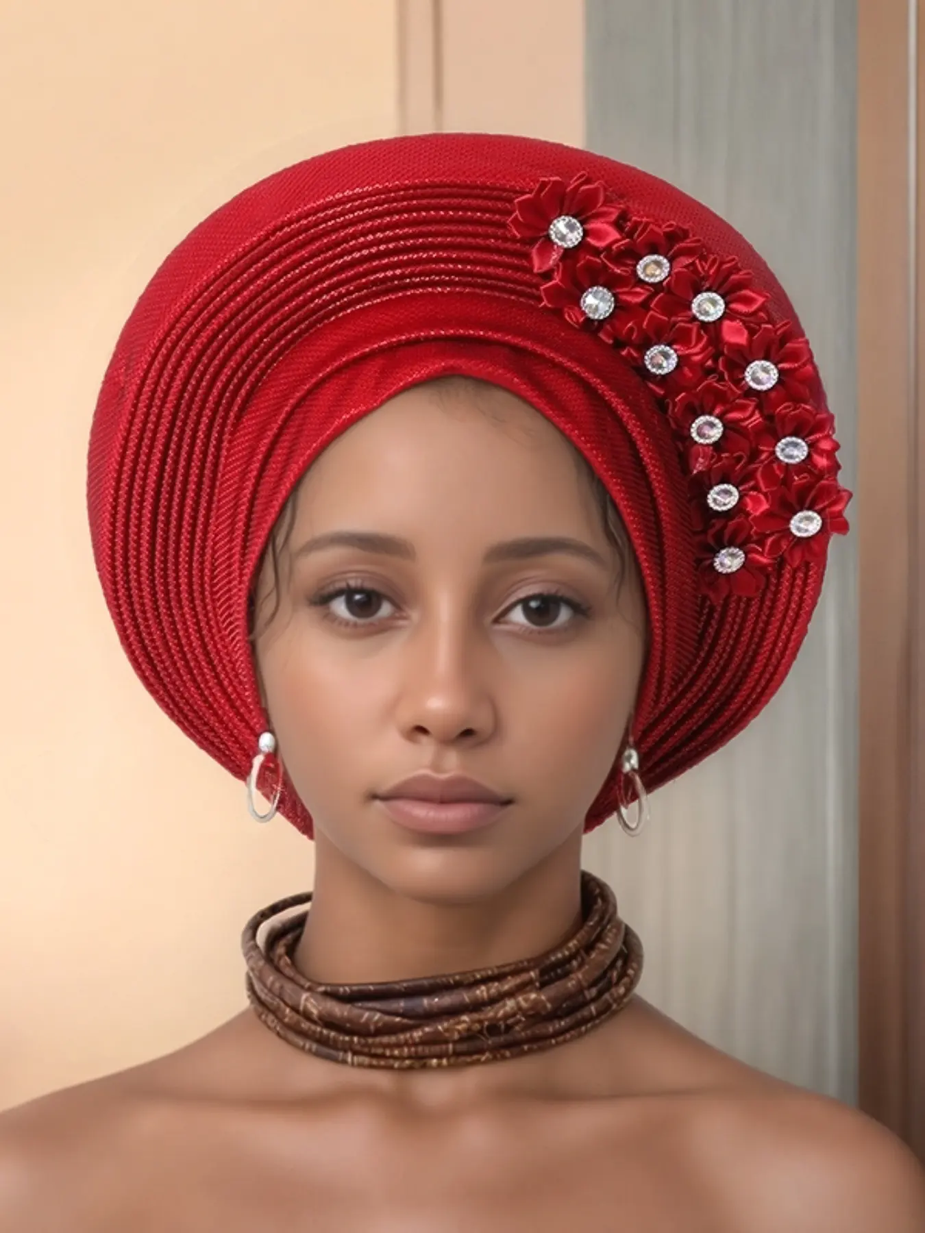 Women's Elegant Turban Hijab Headscarf Wrap, Turban Wraps, Plain Pattern Fitted Design, All-Season Versatile Accessory for Daily Wear & Stylish, Fashion Headscarf