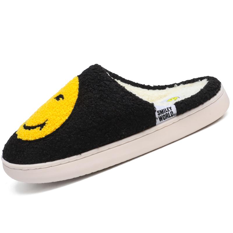 SMILEYWORLD Smiley Slippers for Women & Men | Soft Plush Indoor Outdoor Slides Shoe Footwear Flipflop Girl