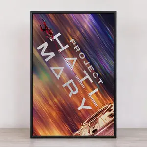 Project Hail Mary Movie Poster,High Quality Canvas Print, Wall Art, Room Decor