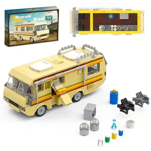 Breaking Bad RV Toy, 1 Box Model Car Kit Creative Vehicle Assembly Models, Funny Home Desktop Ornaments for Gifts
