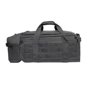 Rothco Tactical Defender Duffle Bag, Black - Waterproof PVC Reinforced Bottom (Waterproof Base), Expandable Gear Compartment