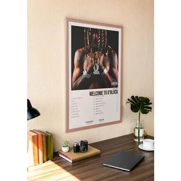 King Von - Welcome To O'block | Album Cover Poster