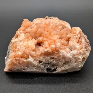 Peach Stilbite Cluster from India