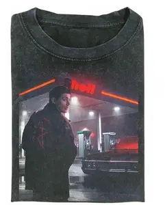 Vintage Supernatural Shirt, G@s Station Retro T-shirt, Classic TV Show Car Shirt, TV Series Graphic Tee, Men's Cool T-shirt, Unisex Casual Shirt, Gift for Men, Gift for Women, Crew Neck T-shirt, Trending T-shirt