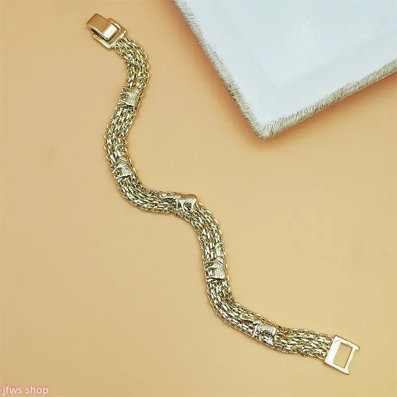 Elegant Minimalist Gold-Plated Elephant Bangle, 7-Inch Light Luxury US Design Bag Accessory for Women, Lucky Birthday Gift for Daily Wear homedecor