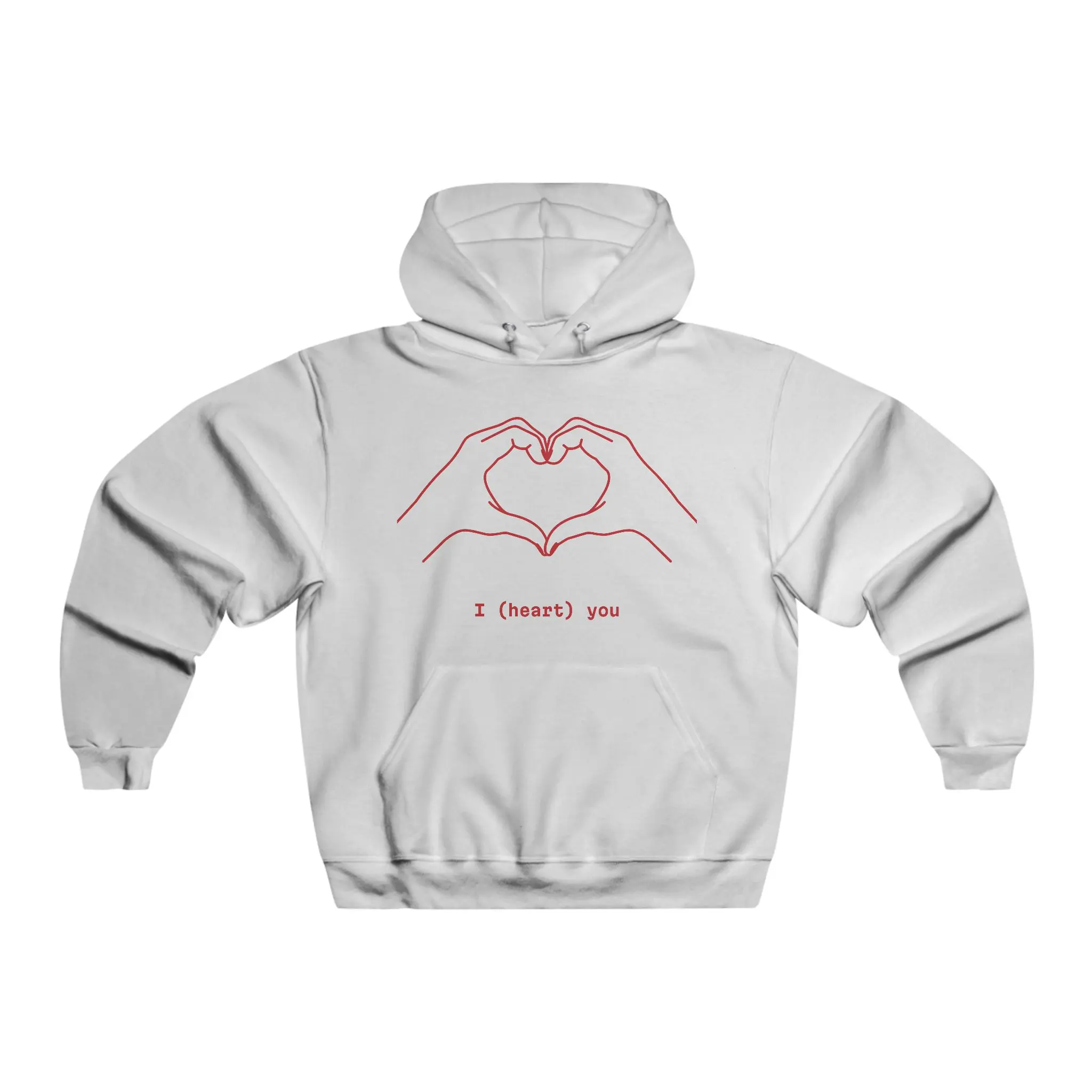 Heartfelt Love Hooded Sweatshirt, Romantic Gifts, Couples Apparel, Valentine's Day, Anniversary Present, Cozy Hoodie