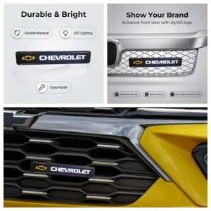Waterproof LED Front Grille Emblem Light Dynamic Illuminated Logo Badge Fit for Chevrolet Silverado Equinox Camaro Colorado Tahoe Suburban