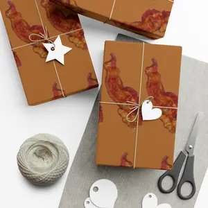Bacon printed Wrapping Paper