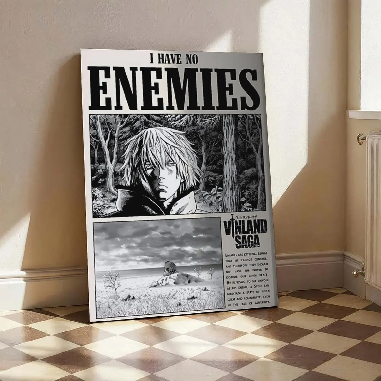 Thorfinn Vinland Saga Artistic Anime Character Poster - High-Quality Manga Printing, Vivid Detail Home Decor Wall Art for Bedroom, Gift for Anime Fans, Decoration
