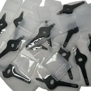 Round Handle Eyelash Tweezers Makeup Cosmetic
