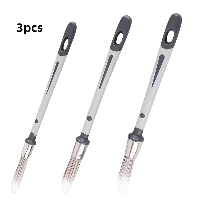 3/4 Pack Small Paint Brushes, Wall Corner Baseboard Edge Detail Brush, Partial Wall Repainting Tool, Furniture Decoration Painting Kit