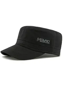 Cadet Army Cap Military Unisex Flat Top Hat for Men Women Solid Color Hat