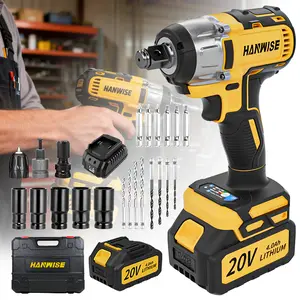 Cordless brushless high-power impact gun, impact wrench, 3-in-1 impact wrench - rechargeable battery. Wireless drill/screwdriver compatible with car and motorcycle repairs - an ideal gift for mechanics, DIY enthusiasts, and men