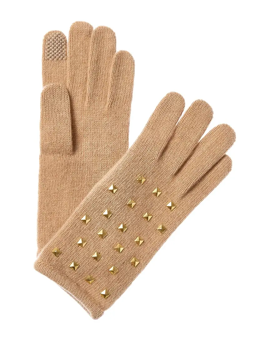 Portolano Studs Cashmere Tech Gloves