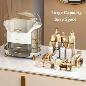 Large Capacity Makeup Organiser Cosmetic Organiser Countertop Dresser Organiser Skin Care Organiser Suitable for Bedroom Bathroom Multi-Style Dresser Makeup Organiser, Valentines Day Gifts, Birthday Gifts, Valentine'S Day And Other Festivals