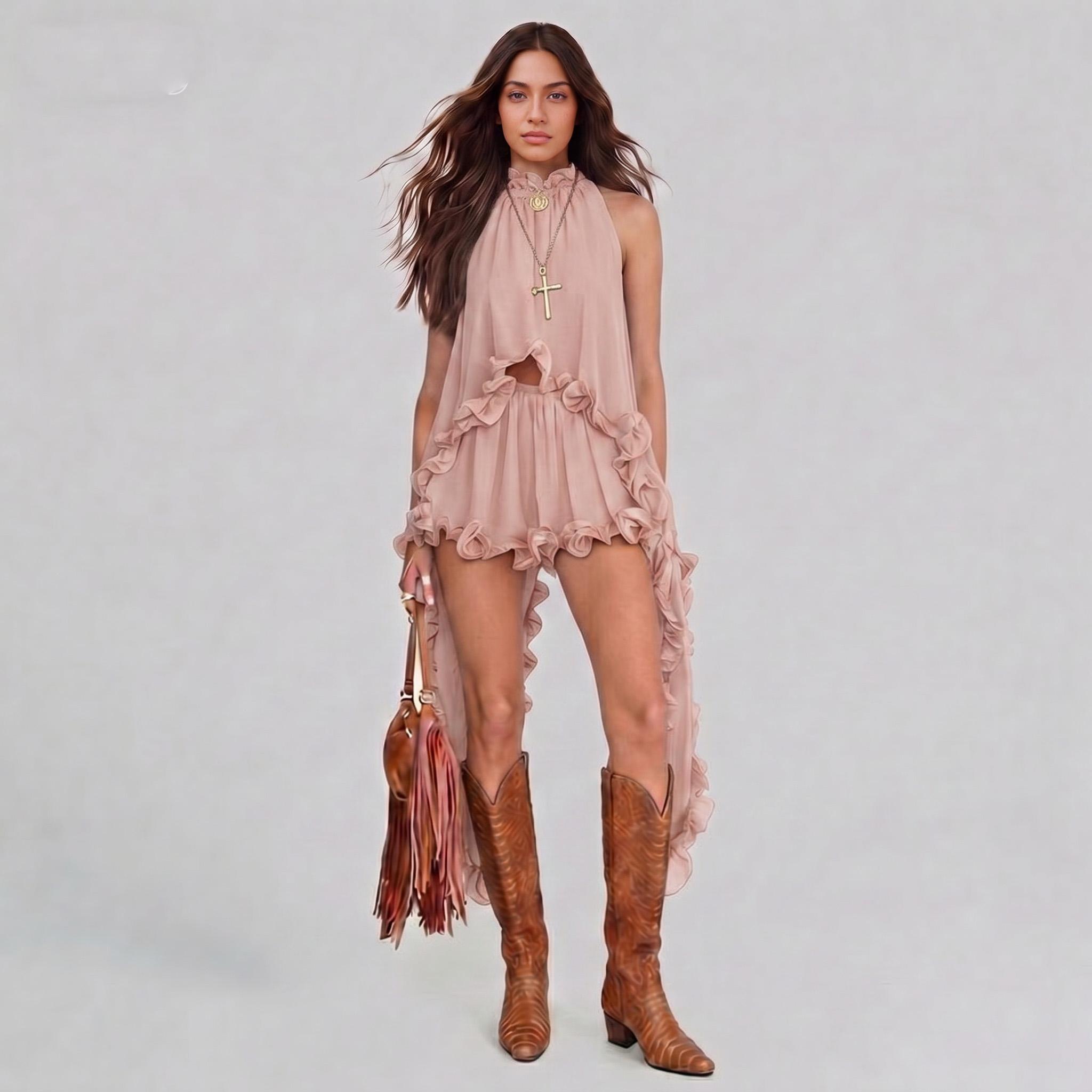 LikeMyChoice 2026 Sexy Western Boho Print Matching Set | Halter Cut-Out Crop Top & High-Slit Maxi Skirt Tribal Aztec Aesthetic Two-Piece Festival Outfit | Summer Vacation Beachwear LikeMyChoice 2026 Sexy Western Boho Print Matching Set | Halter Cut-Out Crop Top & High-Slit Maxi Skirt Tribal Aztec Aesthetic Two-Piece Festival Outfit | Summer Vacation Beachwear