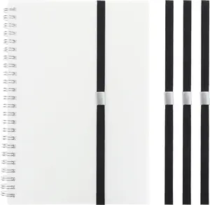 Elastic Planner Bands Book Page Markers for Hardcover Journal Notebook Book Lovers- Stretchy Closure Reading Straps to Holds Planner Closed, Fit Notebooks from 8" to 11” in Height, Pack of 4 (Black) No Brand