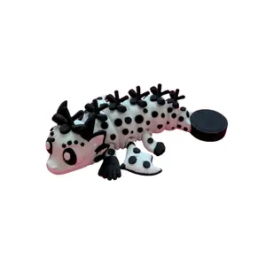Hockey Flexi Dragon 3D Printed Sports Dragon, Articulated Fidget Dragon, Hockey Gift for Players, Coaches and Fans