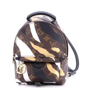 Pre-owned Louis Vuitton Canvas Coated Backpacks Palm Springs Backpack Limited Edition LOL League of Legends Monogram Canvas Mini by Rebag