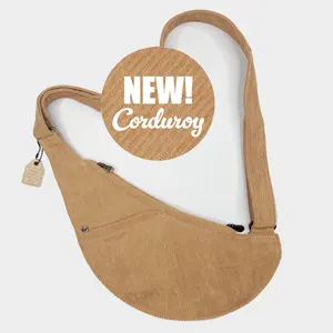 (LIVE) Teddy Bear Corduroy Half Sash Bag (LIVE) Teddy Bear Corduroy Half Sash Bag