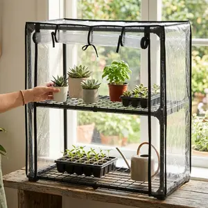 Littleox 3-SHELF WIRE RACK WITH COVER(1PACK),Inclouding one cover