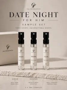 Date Night Sample Set for Him – 3 Bold & Addictive Scents