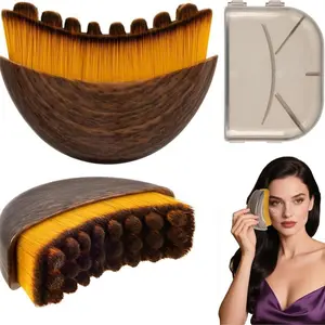 Lymphatic Contour Face Brush Gua Sha & Facial Roller Set 4-in-1 Gua Sha Massage Comb for Jawline Sculpting Tension Relief Lymphatic Drainage Anti-Aging Tools for Face Neck Body Daily Firming Unisex Gift