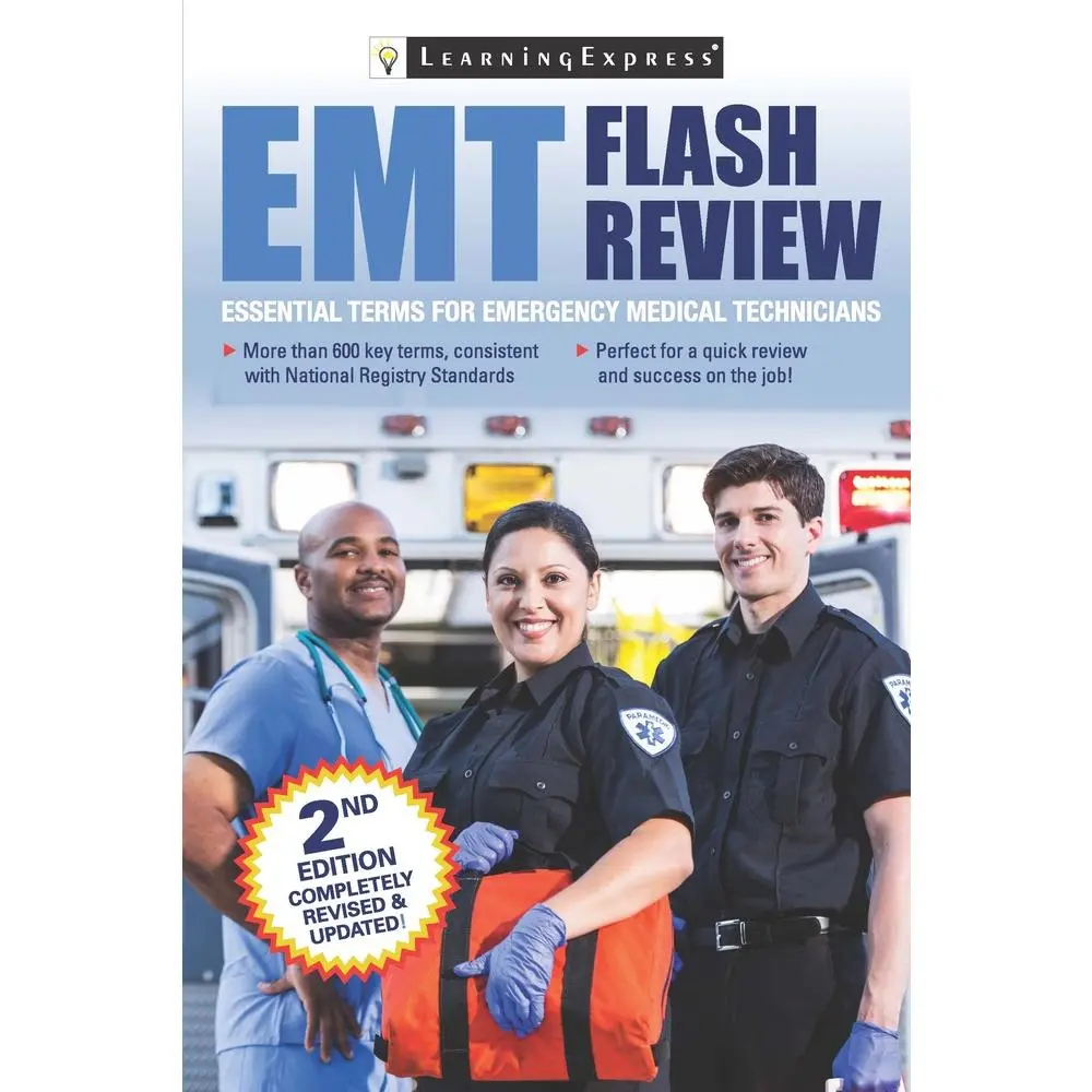 USED Book - EMT Flash Review by Learningexpress (Paperback) - english